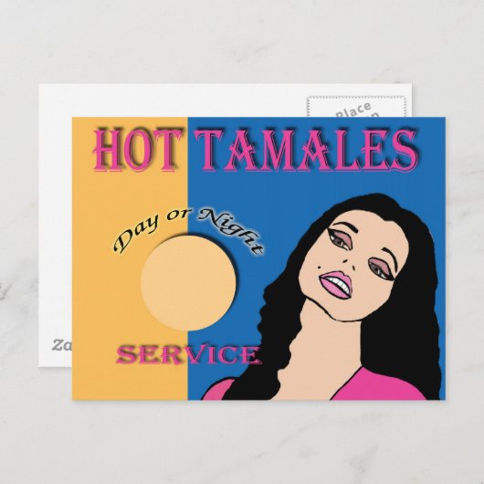 Carte Postale Tamales chaudes (Devant / Derrière)
