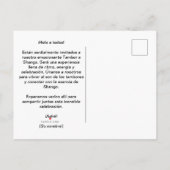 Carte Postale Tambor a Shango Lightening Rayos Invitation (Dos)