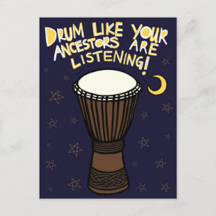 Carte Postale Tambour