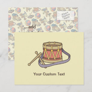 Carte Postale Tambour de Jouet