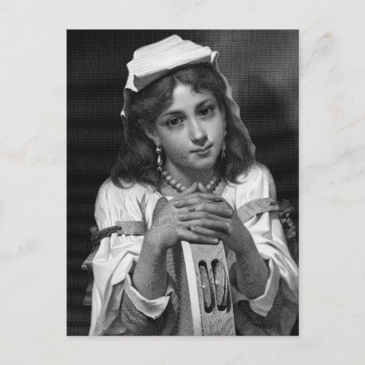 Carte Postale Tambourine Girl (Devant)