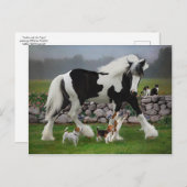 Carte postale "Tamlin et Pups" (Devant / Derrière)