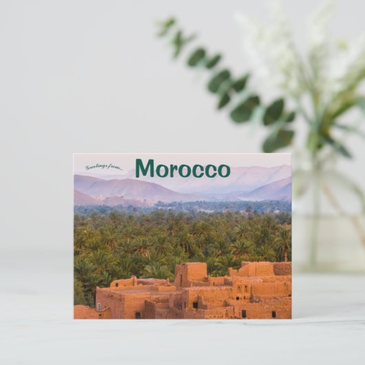 Carte postale Tamnougalt Maroc (Debout devant)