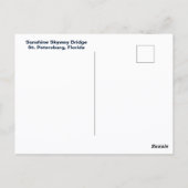 Carte Postale Tampa Bay Floride Sunshine Skyway Bridge (Dos)