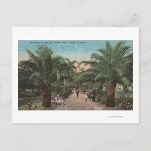 Carte Postale Tampa, FL - Vue de l'entrée du parc Ballast Point