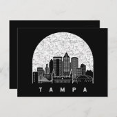 Carte Postale Tampa Florida Skyline (Devant / Derrière)