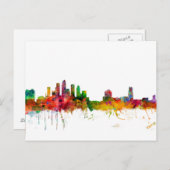Carte Postale Tampa Florida Skyline (Devant / Derrière)
