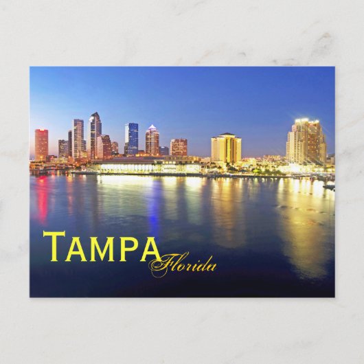 Carte Postale Tampa, Florida, U.S.A. (Devant)