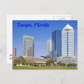 Carte Postale Tampa, Floride (Devant / Derrière)