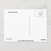 Carte Postale Tampa-Floride (Dos)