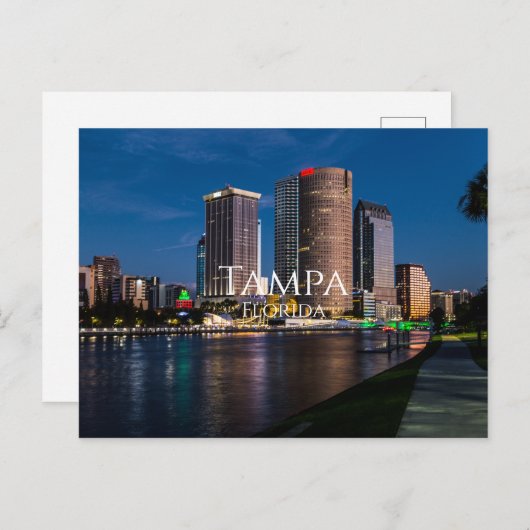 Carte Postale Tampa, Floride (Devant / Derrière)