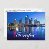 Carte Postale Tampa, Floride à l'aube (Devant / Derrière)
