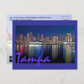 Carte Postale Tampa, Floride à l'aube des îles Davis. (Devant / Derrière)