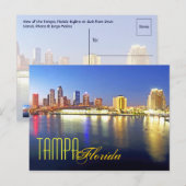 Carte Postale Tampa, Floride, États-Unis (Devant / Derrière)