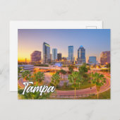 Carte Postale Tampa, Floride, États-Unis (Devant / Derrière)