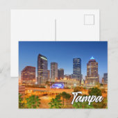 Carte Postale Tampa, Floride, États-Unis (Devant / Derrière)