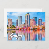 Carte Postale Tampa, Floride, États-Unis (Devant / Derrière)