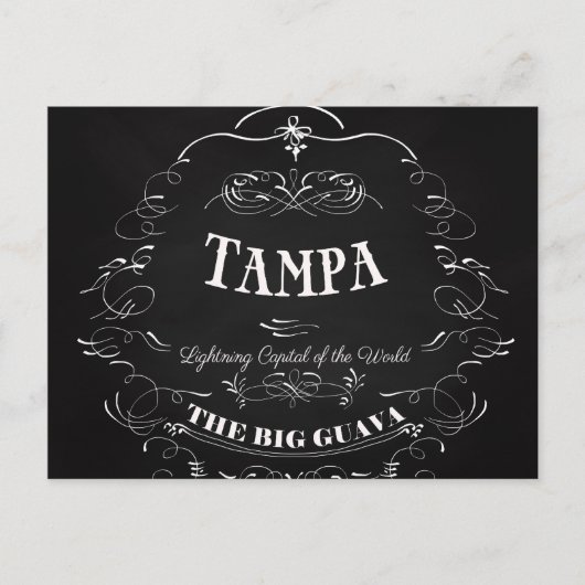 Carte Postale Tampa. Floride - La capitale mondiale de la foudre (Devant)