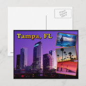 Carte Postale Tampa, Floride - l'état du soleil (Devant / Derrière)