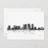 CARTE POSTALE TAMPA, FLORIDE SKYLINE (Devant / Derrière)