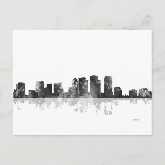 CARTE POSTALE TAMPA, FLORIDE SKYLINE (Devant)