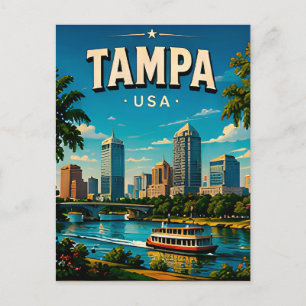 Carte Postale Tampa Riverwalk Souvenir de Front de Mer