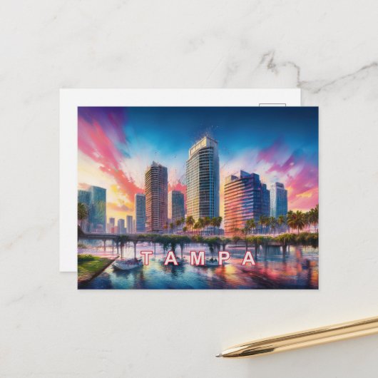 Carte Postale Tampa The Big Guava (Devant/Arrière en situation)