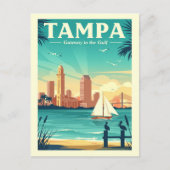Carte Postale Tampa vintage (Devant)