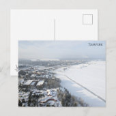 Carte Postale Tampere en hiver (Devant / Derrière)