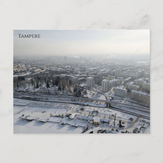 Carte Postale Tampere in Winter (Devant)