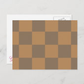 Carte Postale Tan and Grey Tile Pattern (Devant / Derrière)