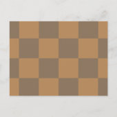 Carte Postale Tan and Grey Tile Pattern (Devant)