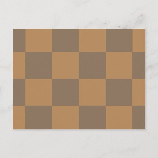 Carte Postale Tan and Grey Tile Pattern (Devant)