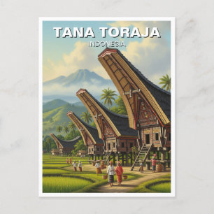 Carte Postale Tana Toraja Indonésie Voyage