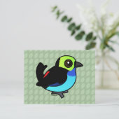 Carte Postale Tanager Paradise Birdorable (Debout devant)