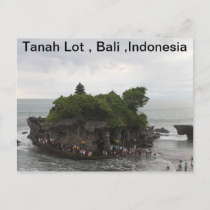 Carte Postale Tanah Lot, Bali, Indonésie