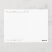 Carte Postale Tandem vintage 3 roues (Dos)