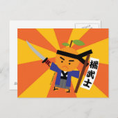 Carte postale Tangerine Samurai (Devant / Derrière)