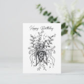 Carte Postale Tangle Blume dessiné - (Debout devant)