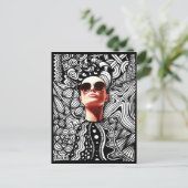 Carte postale Tangle de mode (Debout devant)