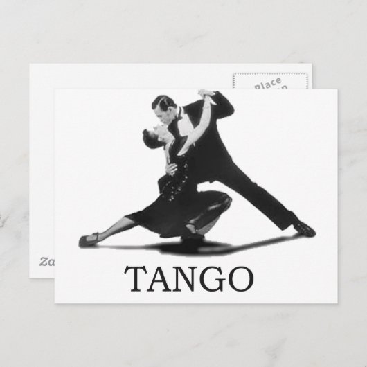 CARTE POSTALE TANGO (Devant / Derrière)