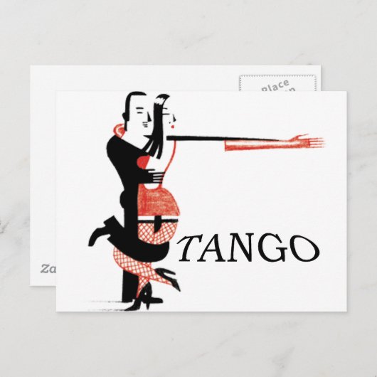 CARTE POSTALE TANGO (Devant / Derrière)