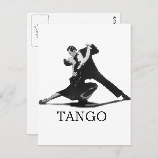 CARTE POSTALE TANGO (Devant / Derrière)