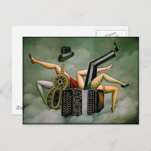 CARTE POSTALE TANGO (Devant / Derrière)