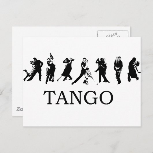 CARTE POSTALE TANGO (Devant / Derrière)