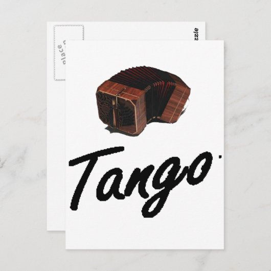 CARTE POSTALE TANGO (Devant / Derrière)