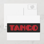 Carte Postale Tango (Devant / Derrière)