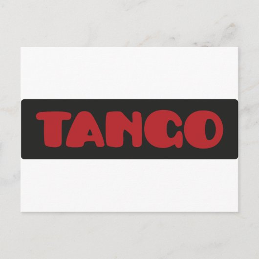 Carte Postale Tango (Devant)