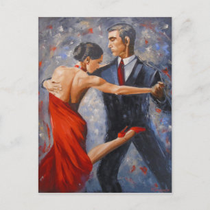 Carte Postale Tango argentin