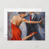 Carte Postale Tango argentin (Devant / Derrière)